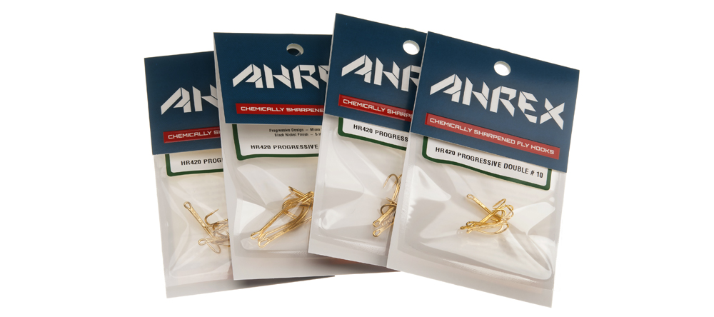 Ahrex Hr420 Gold Double #8 Fly Tying Hooks Gold Long Shank Tying Double Slightly Curved